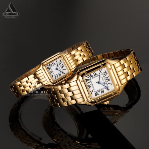ساعت ست کارتیه طلایی Cartier Panthere GW1