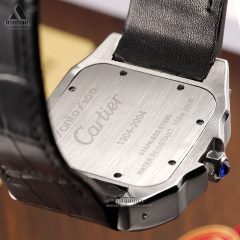 Cartier-Santos-100-SBO-04 درب پشت ساعت ست کارتیه Cartier Santos 100-SBO