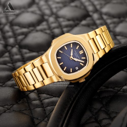ساعت زنانه پتک فیلیپ طلایی Patek Philippe Nautilus GdB1
