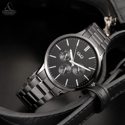 ساعت کیو اند کیو مشکی Q&Q A01A-004PY