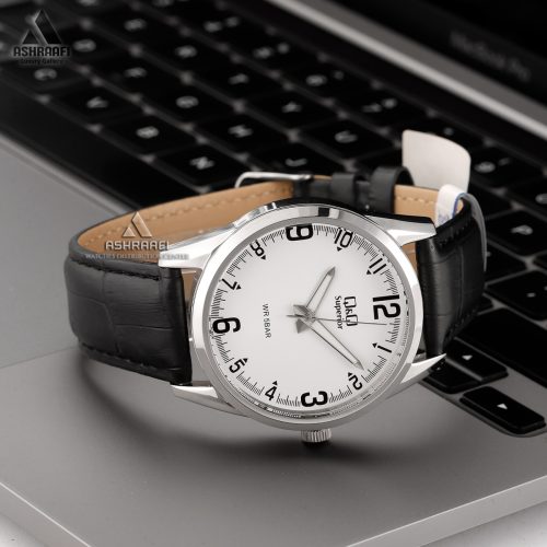 ساعت کیو اند کیو بند چرم Q&Q C20A-010VY