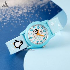 Q&Q-V22A-006VY-05 ساعت طرح پنگوئن کیو اند کیو Q&Q V22A-006VY