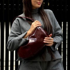کیف رنگ چری Zara Shoulder Bag A02