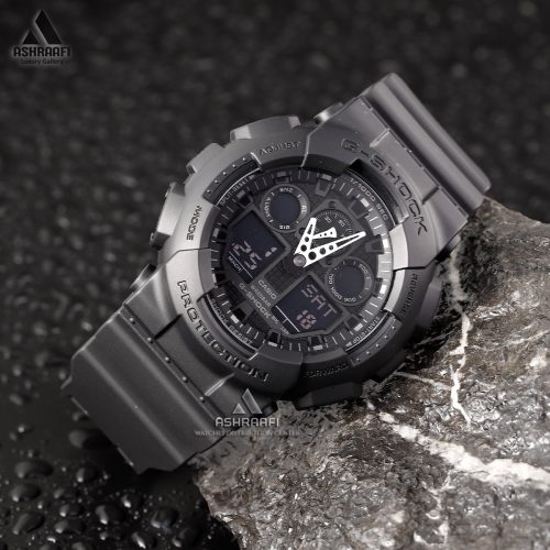 ساعت جیشاک مشکی Casio G-Shock GA-100-1A1
