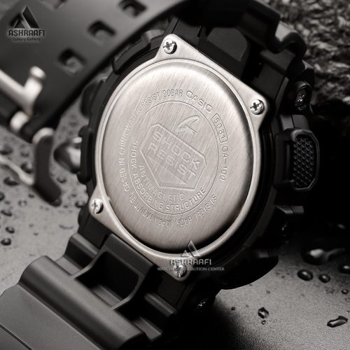 درب پشت ساعت جیشاک مشکی Casio G-Shock GA-100-1A1