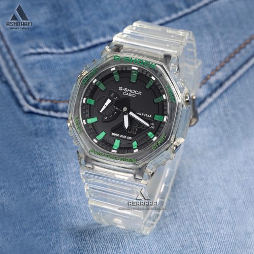 ساعت جیشاک اندکس سبز