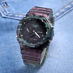 G-shock-GA-2100-R5611-10 ساعت مچی جیشاک G-shock GA-2100-R5611