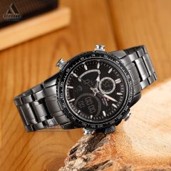 ساعت اورجینال مشکی Naviforce NF9182K