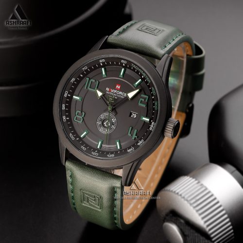 ساعت نیوی فورس بند چرمی Naviforce NF9229KG