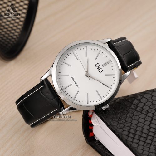 ساعت کیو اند کیو بند چرمی Q&Q C08A-010PY