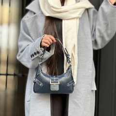 Women-HandBag-A04-05 خرید کیف پینترستی سورمه ای Women HandBag A04