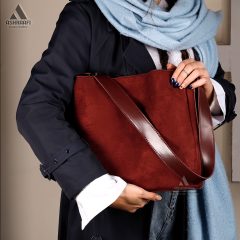 Women-Shoulder-Bag-A16-02 کیف جیر رنگ چری