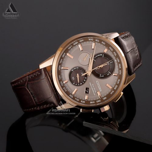 سیتیزن بند چرمی مدل Citizen AT8113-12H