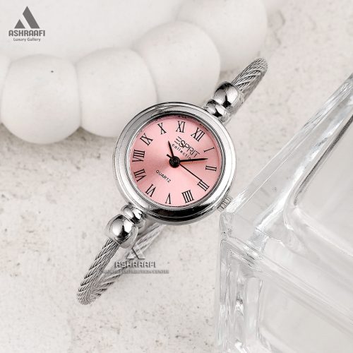 ساعت زنانه صفحه صورتی