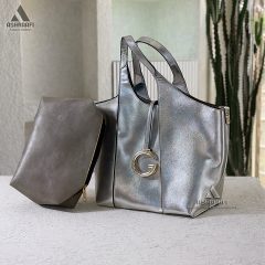 کیف دوشی نقره ای
