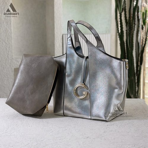 کیف دوشی نقره ای