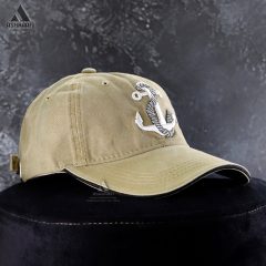 کلاه بیسبالی با طرح لنگر