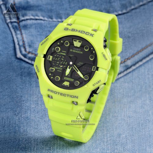 ساعت جیشاک سبز