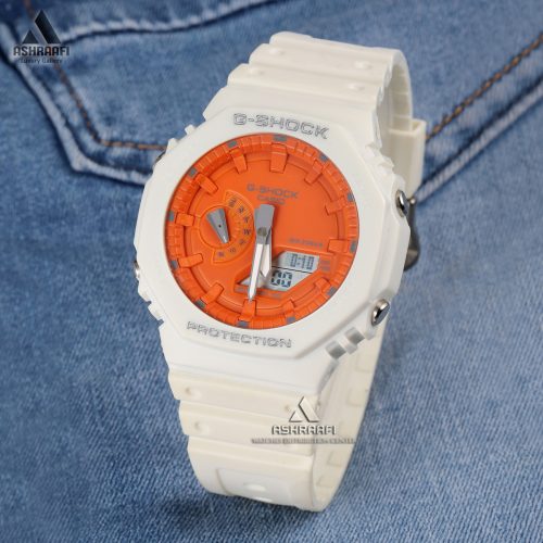 ساعت جیشاک صفحه نارنجی