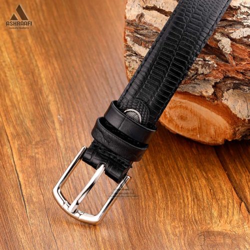 کمربند ساده مشکی زنانه