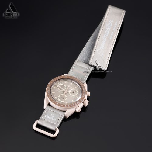 ساعت امگا سواچ طوسی Omega x Swatch Speedmaster GR