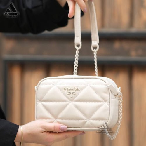خرید و قیمت کیف زنانه بند زنجیری Prada Shoulder Bag A02