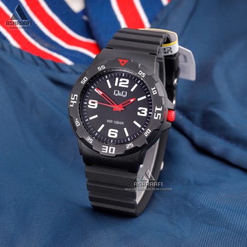 ساعت کیو اند کیو مشکی Q&Q V02A-013VY