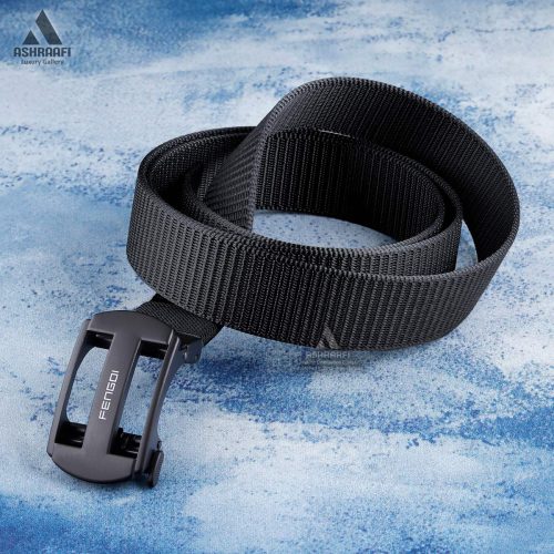 کمربند مشکی برزنتی