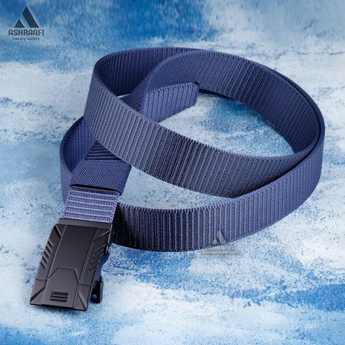 کمربند مردانه برزنتی سورمه ای