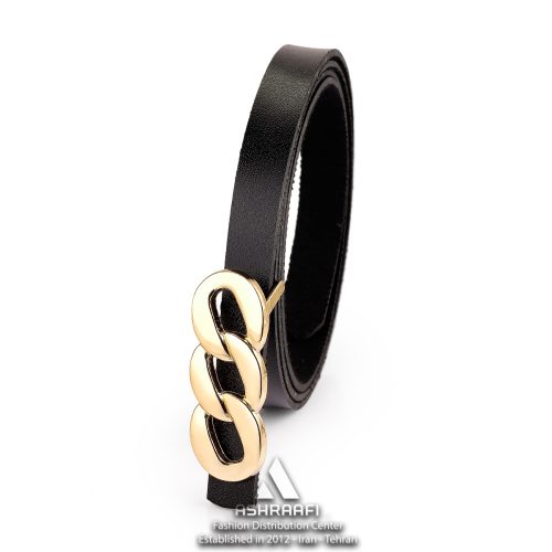 کمربند مجلسی زنانه Skinny Leather Belt BL53