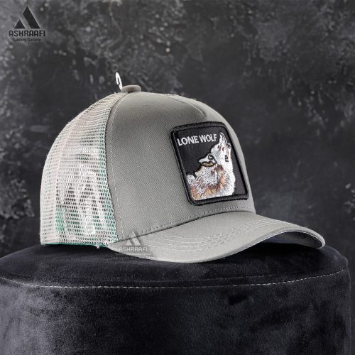 کلاه طوسی طرح گرگ