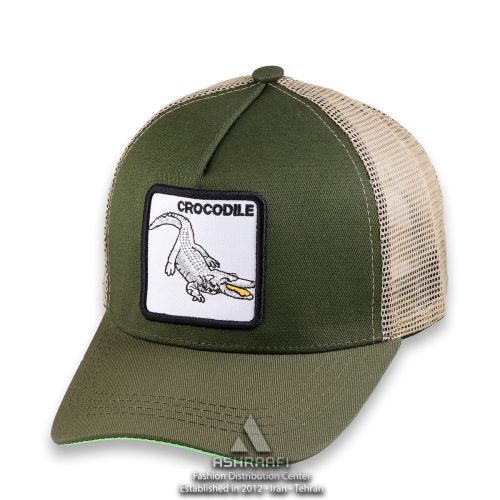 کلاه کپ گورین طرح تمساح Trucker Cap HA36