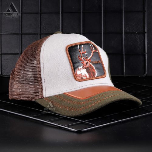 کلاه کرم سبز بیسبالی