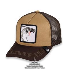 کلاه کپ کرم قهوه ای