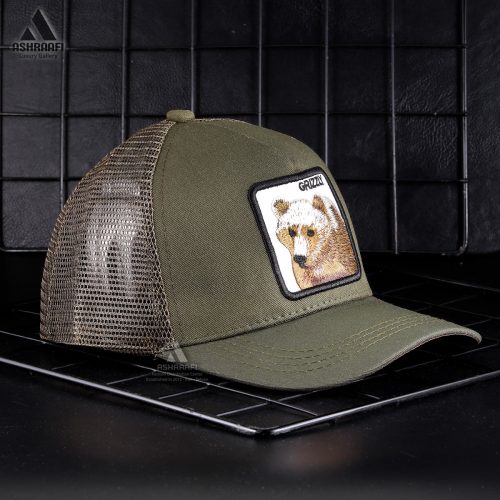 کلاه کپ گورین طرح خرس Trucker Cap HA47