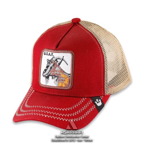 کلاه کپ گورین طرح بز Trucker Cap HA63