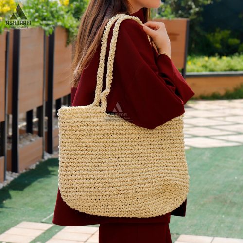 کیف حصیری ساحلی