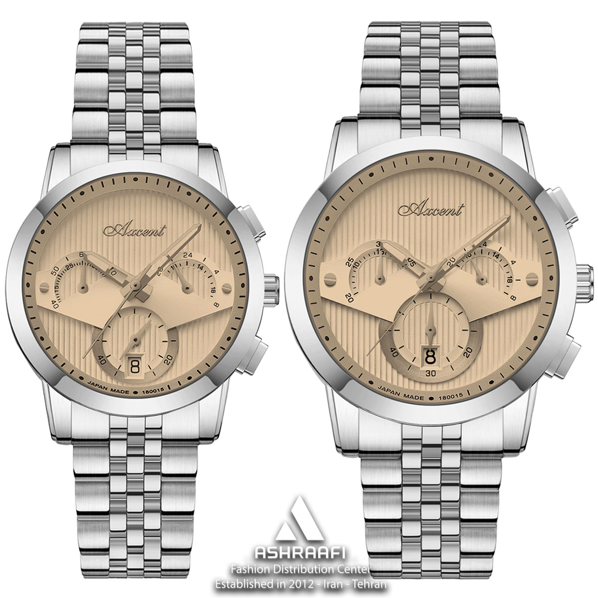 ساعت ست اکسنت Axcent AX180015SRG - گالری اشرافی