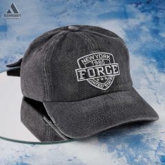 کلاه بیسبالی جین خاکستری