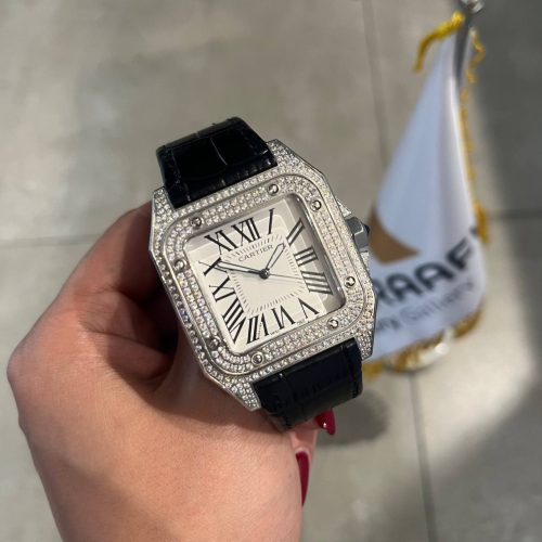 Cartier Santos 100 diamond