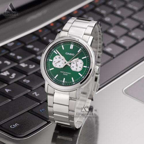 ساعت کاسیو صفحه سبز Casio MTP-E335D-3EV