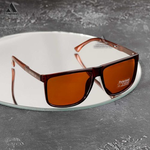 عینک دودی قهوه‌ای