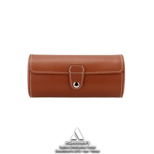 جعبه ساعت 3 عددی Leather Travel Watch Case 3-B