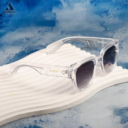 عینک دودی فریم شفاف