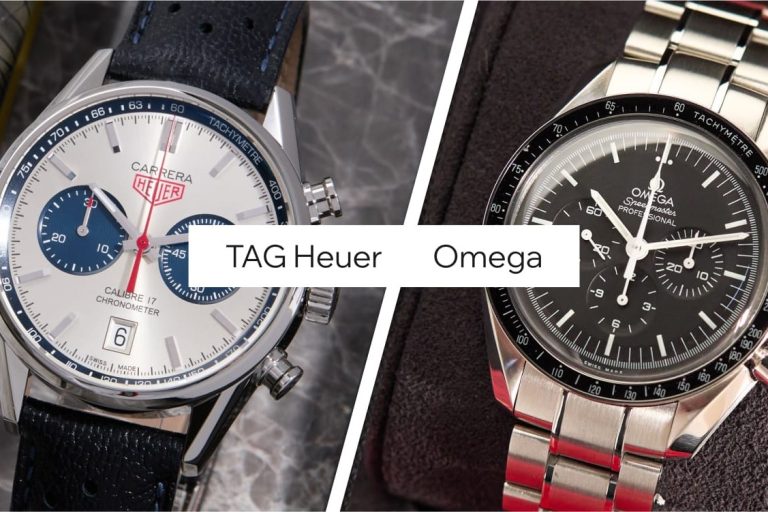 مقایسه‌ی ساعت مچی های دو برند تگ هویر و امگا