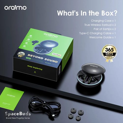 ایرپاد مشکی مدل Oraimo Spacebuds
