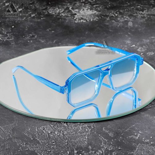 عینک فانتزی آبی