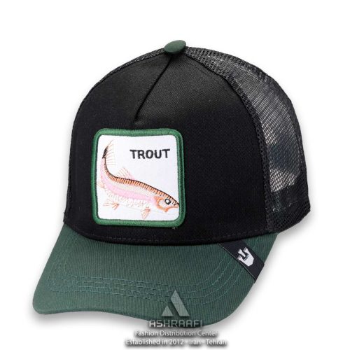 کلاه کپ گورین طرح ماهی Trucker Cap HA86