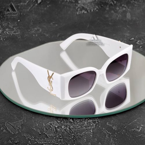 عینک دودی سفید دخترانه