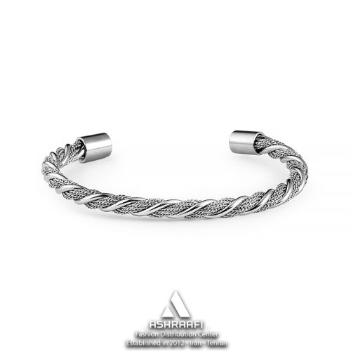 دستبند بنگل مردانه Bangle Mesh Bracelet S1
